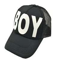 Michelangelo BOY MESH Fabric Cap for Boys/Girls/Mens/Womens Black-thumb2