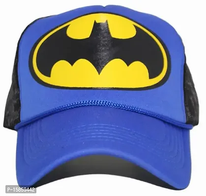 Michelangelo Royal Blue Batman Half Net for Men/Girl/Womens Unisex Cap