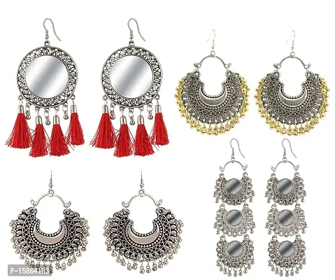 FashMade Earrings Combo-Pack of 4