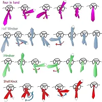 Michelangelo Boy/Men's Slim Tie 6 OPTIONS/COLORS (red)-thumb1