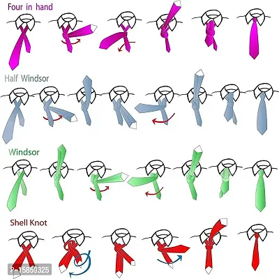 Michelangelo Boy/Men's Slim Tie 6 OPTIONS/COLORS (red)-thumb2