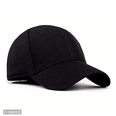 Generic Men's Baseball Cap (Black)-thumb2