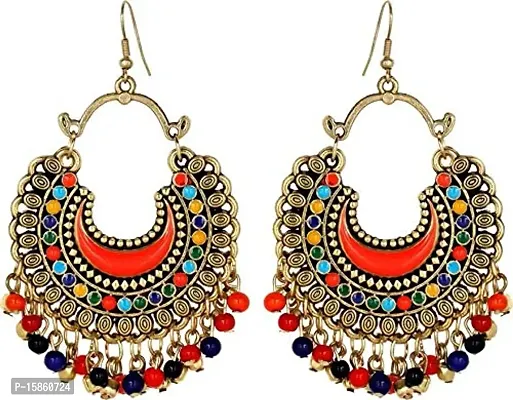 FashMade Women's Stylish Pearl Earrings | Multicolour
