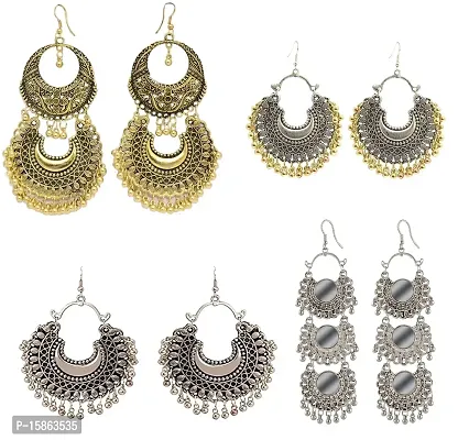 FashMade Earrings Combo-Pack of 4-thumb0