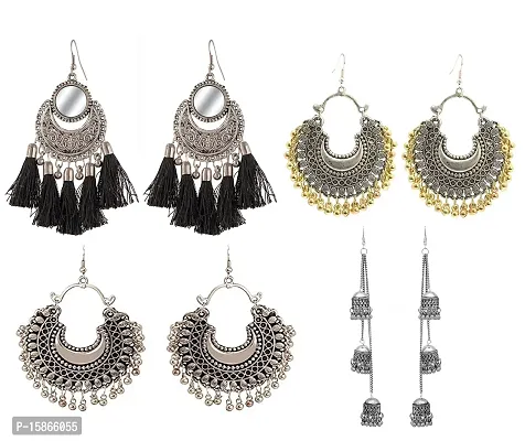 FashMade Earrings Combo-Pack of 4