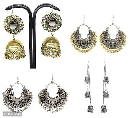 FashMade Earrings Combo-Pack of 4