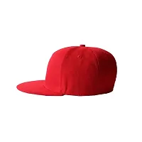 FashMade Solid Red Hiphop/Snapback Cap for Men/Boys  Women/Girls-thumb2
