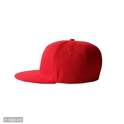 FashMade Solid Red Hiphop/Snapback Cap for Men/Boys  Women/Girls-thumb3