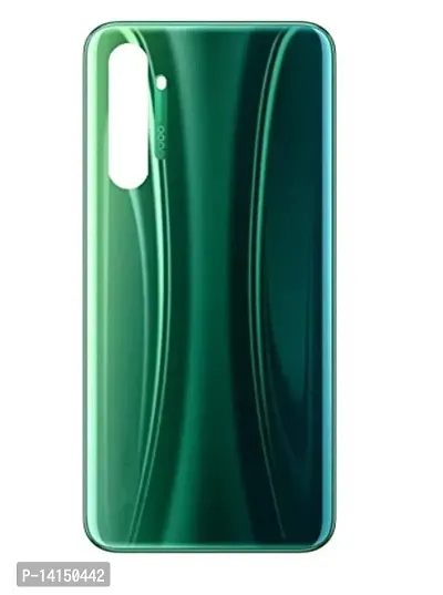 Back Panel Cover for realme XT / X2 Glass Back Door (Green )-thumb0