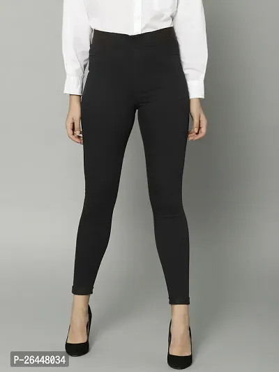 Stylish Lycra Solid Jeggings For Women