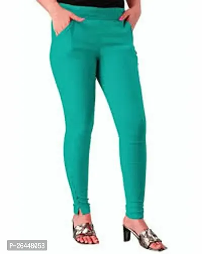 Stylish Lycra Solid Jeggings For Women