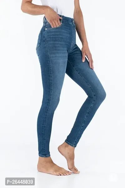 Stylish Lycra Solid Jeggings For Women