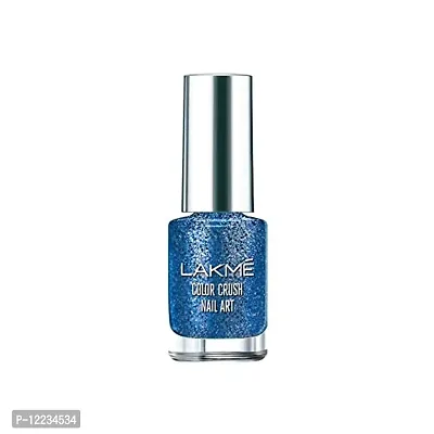 I Love Lakme - Just like us, @nail_swings is welcoming the monsoon 🌧️ with  cool blue 💅 in this summer heat ☀️​ ​Ft. Color Crush Nail Art in the shade  C5 ​