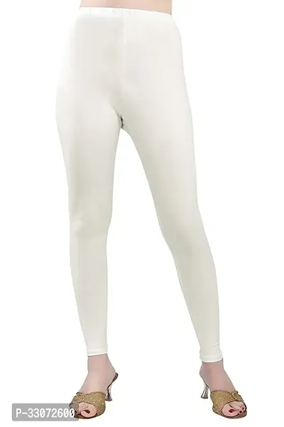 Stylish Polyester Solid Churidar Leggings For Women-thumb0