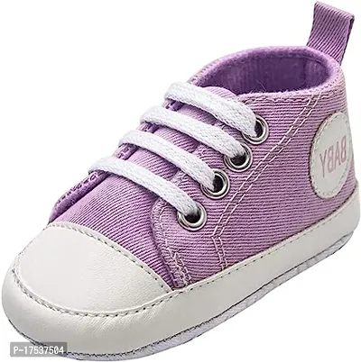 Comfortable Purple PU Slip-On Sneakers For Girls
