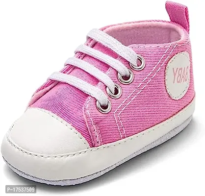 Comfortable Pink PU Slip-On Sneakers For Girls