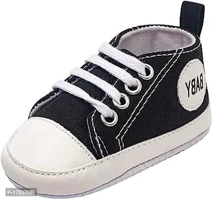 Comfortable Black PU Slip-On Sneakers For Girls-thumb0