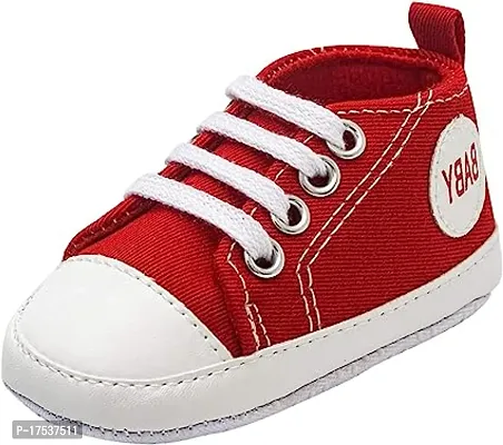 Comfortable Red PU Slip-On Sneakers For Girls