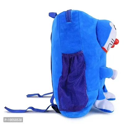 Double Face Doaremon And Purple Doll Bag Soft Material School Bag For Kids Plush Backpack Cartoon Toy | Children's Gifts Boy/Girl/Baby For Kids ( Age 2 to 6 Year ) and Suitable For Nursery,UKG,NKG-thumb4