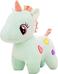 1 Pcs Green Unicorn High Quality Soft Toys Best Gift For Kids And Valentine, Anniversary, Couple etc. ( Green Unicorn - 25 cm )-thumb1