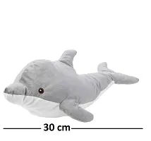 1 Pcs Grey Fish And 1 Pcs Octopus High Quality Soft Martial Toys ( Fish - 30 cm And Octopus - 12 cm )-thumb1