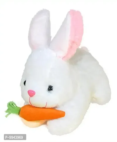 1 Pcs White Rabbit And 1 Pcs Yellow Unicorn High Quality Soft Martial Toys ( White Rabbit - 25 cm And Unicorn - 25 cm )-thumb2