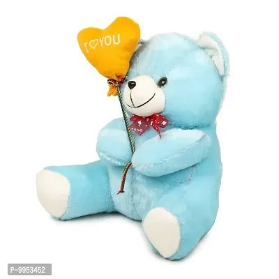 1 Pcs Blue Teddy And 1 Pcs Grey Appu Elephant High Quality Soft Martial Toys ( Teddy - 25 cm And Elephant - 25 cm )-thumb4