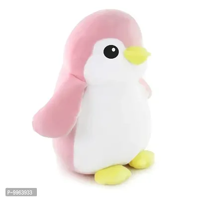 1 Pcs Pink Unicorn And 1 Pcs Pink Penguin High Quality Soft Martial Toys ( Pink Unicorn - 25 cm And Penguin - 30 cm )-thumb4