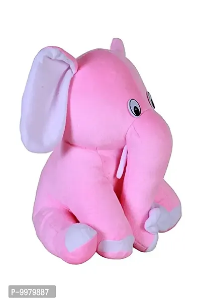 1 Pcs Pink Elephant And 1 Pcs Yellow Rabbit High Quality Soft Martial Toys ( Elephant - 25 cm And Rabbit - 25 cm )-thumb4