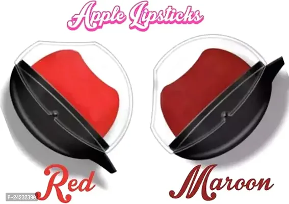 Tilkor Lazy Lipsticks Lip Shape Lipstick -Maroonand Red, 40 G-thumb0