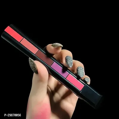 5 In 1 Beautiful Assorted Lipstick-thumb0