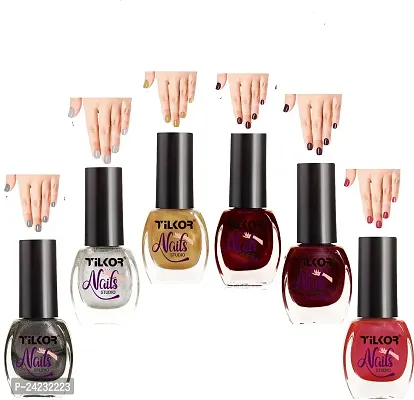 Tilkor Exclusive Collection Nail Polish For Trendy Girls And Women-thumb0