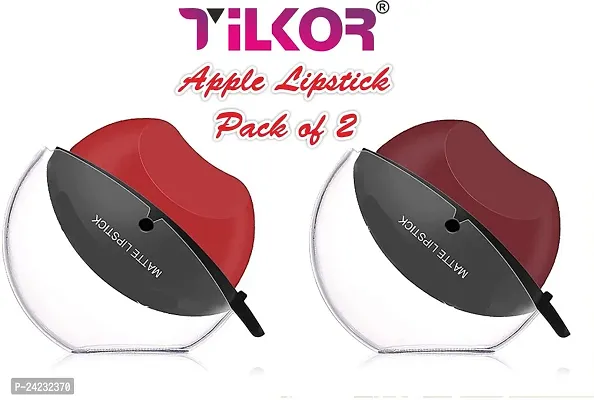Tilkor Lazy Lipsticks Lip Shape Lipstick -2 Color, 40 G-thumb0