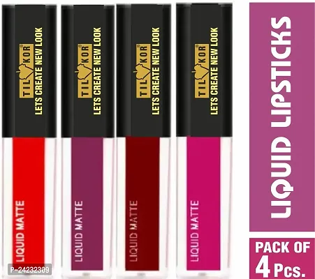 Tilkor Matte Lipstick -Purple Mix, 22 Ml-thumb0