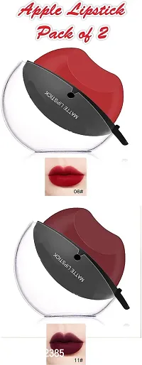 Tilkor Lazy Lipsticks Lip Shape Lipstick -Maroon Red, 40 G