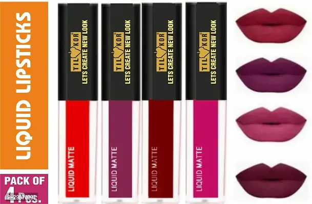 Beautiful Assorted Lipsticks Combo Of 4