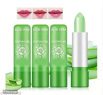 Tilkor Fruity Flavour Lip Balm Colour Green Alovera -Pack Of 3, 30 G