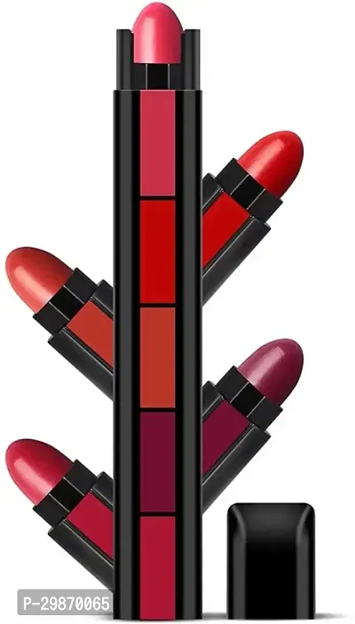 5 In 1 Beautiful Assorted Lipstick-thumb0