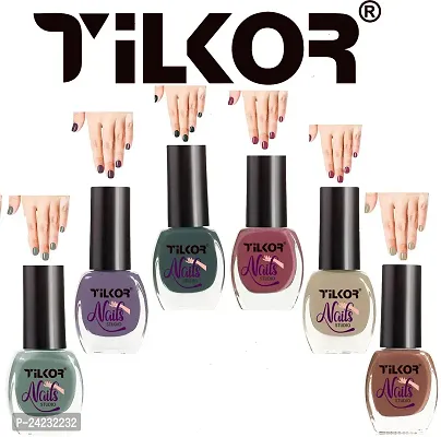 Tilkor Exclusive Collection Nail Polish For Trendy Girls And Women-thumb0