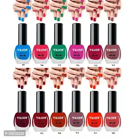 Tilkor Quick Dry Long Lasting Nail Polish Combo 12Pcs