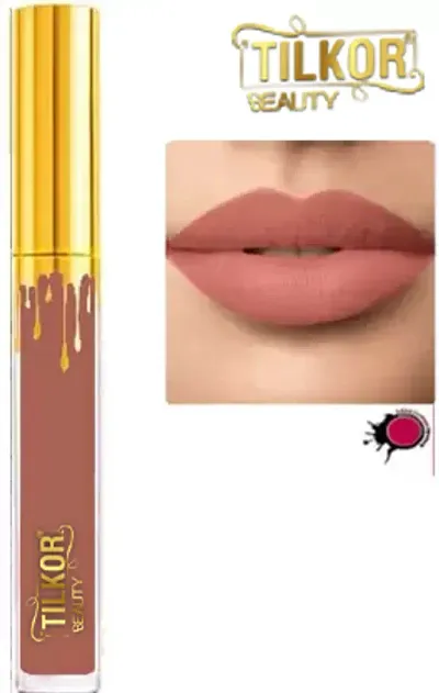 Tilkor Non Transfer Professionally Long-Lasting Liquid Lipstick