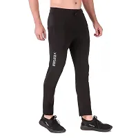 WINPLAYER Men's and Boy's 4 Way Lycra Track Pant|Trouser for Sports (Color-Black, Size-L)-thumb3