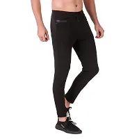 WINPLAYER Men's and Boy's 4 Way Lycra Track Pant|Trouser for Sports (Color-Black, Size-M)-thumb3