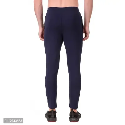 WINPLAYER Men's and Boy's 4 Way Lycra Track Pant|Trouser for Sports (Color-Navy Blue, Size-M)-thumb5