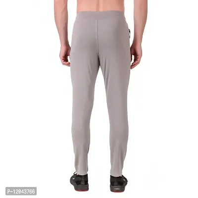 WINPLAYER Men's and Boy's 4 Way Lycra Track Pant|Trouser for Sports (Color-Light Grey, Size-L)-thumb5