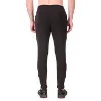 WINPLAYER Men's and Boy's 4 Way Lycra Track Pant|Trouser for Sports (Color-Black, Size-L)-thumb4