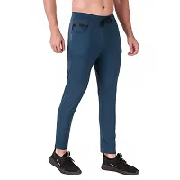 WINPLAYER Men's and Boy's 4 Way Lycra Track Pant|Trouser for Sports (Color-Air Force Blue, Size-2XL)-thumb3