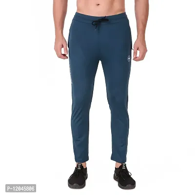 WINPLAYER Men's and Boy's 4 Way Lycra Track Pant|Trouser for Sports (Color-Air Force Blue, Size-M)-thumb2