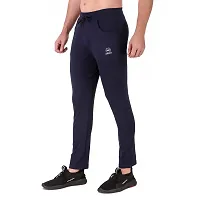 WINPLAYER Men's and Boy's 4 Way Lycra Track Pant|Trouser for Sports (Color-Navy Blue, Size-2XL)-thumb2