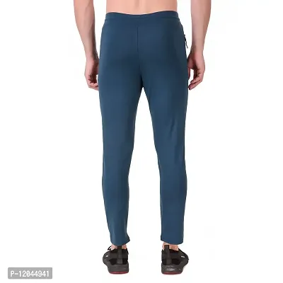 WINPLAYER Men's and Boy's 4 Way Lycra Track Pant|Trouser for Sports (Color-Air Force Blue, Size-2XL)-thumb5